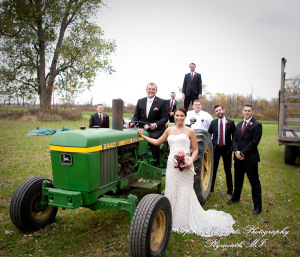 Darbi & Joseph at a farm house wedding photograph