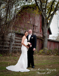Darbi & Joseph at a farm house wedding photograph