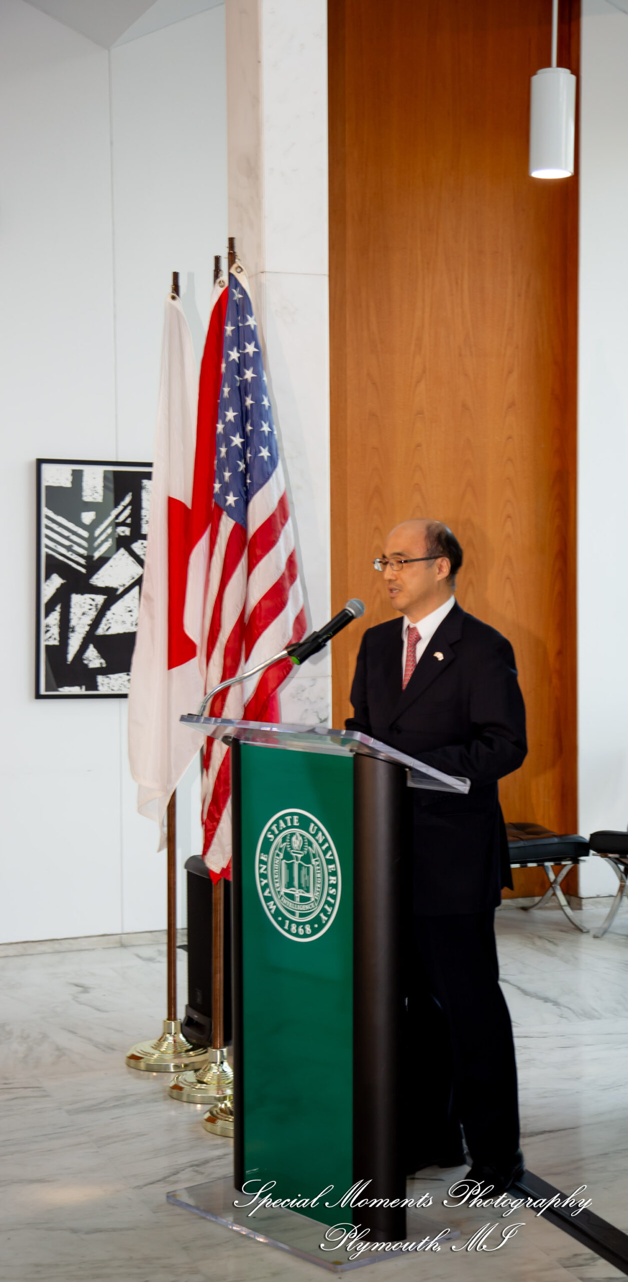 McGregor Memorial Conference Center WSU Detroit MI corporate photograph