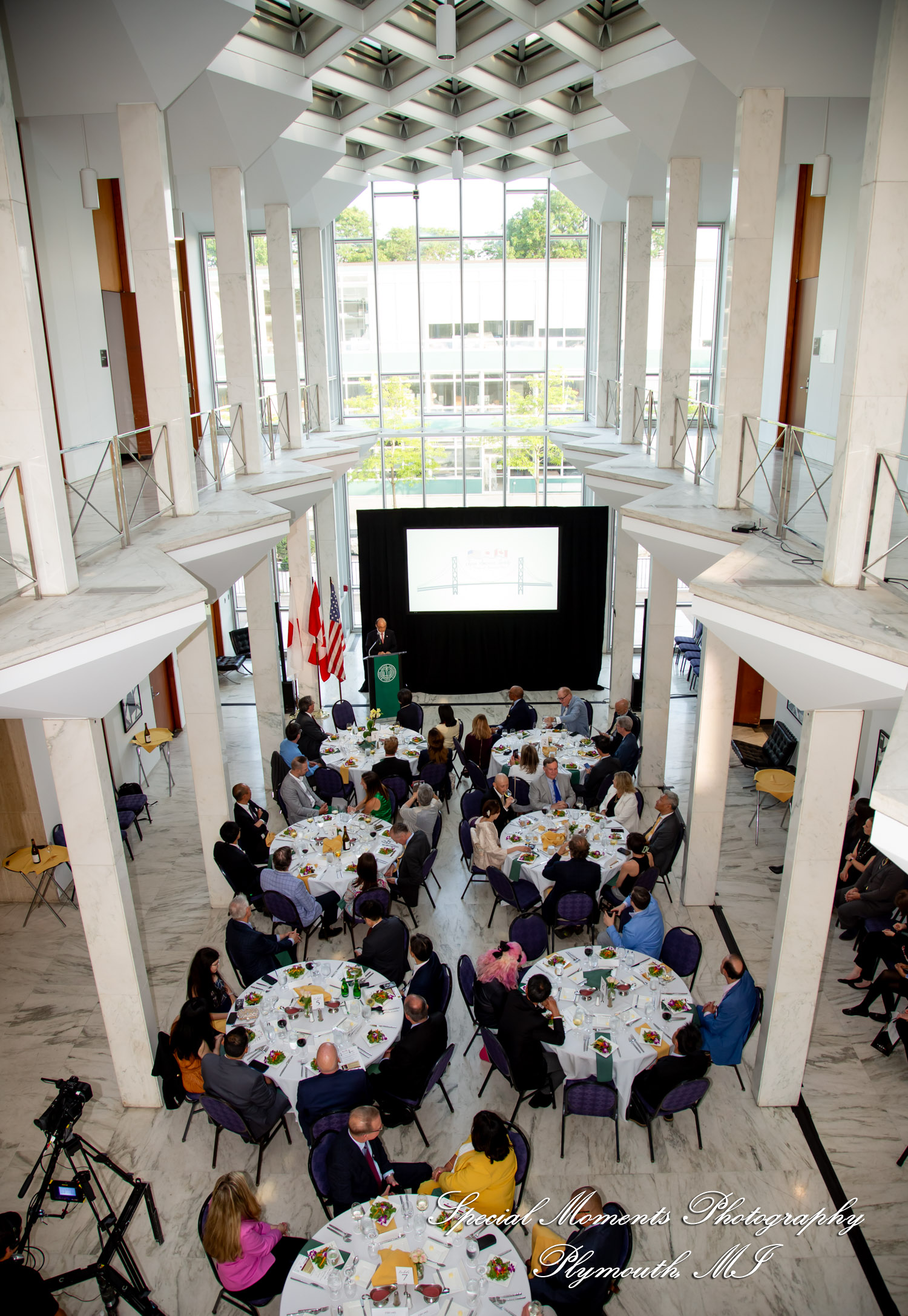 McGregor Memorial Conference Center WSU Detroit MI corporate photograph