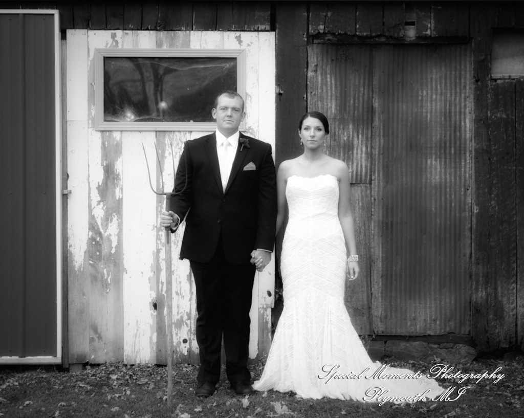 Darbi & Joseph at a farm house wedding photograph