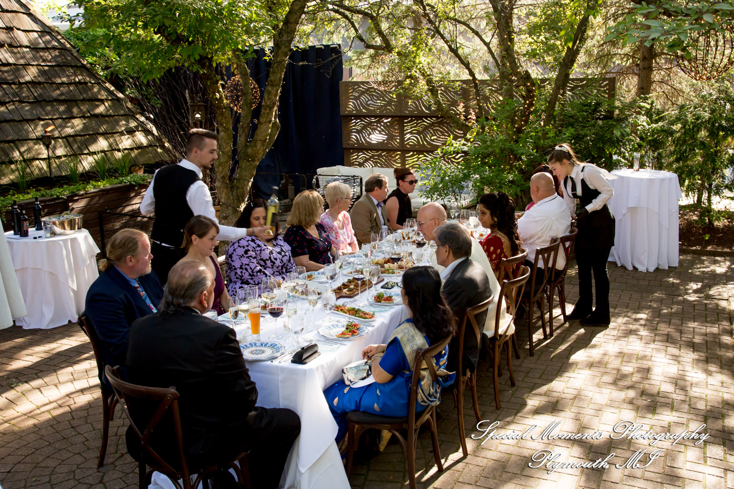 Pina & Ertman at Cafe Cortina Farmington Hills MI wedding photograph