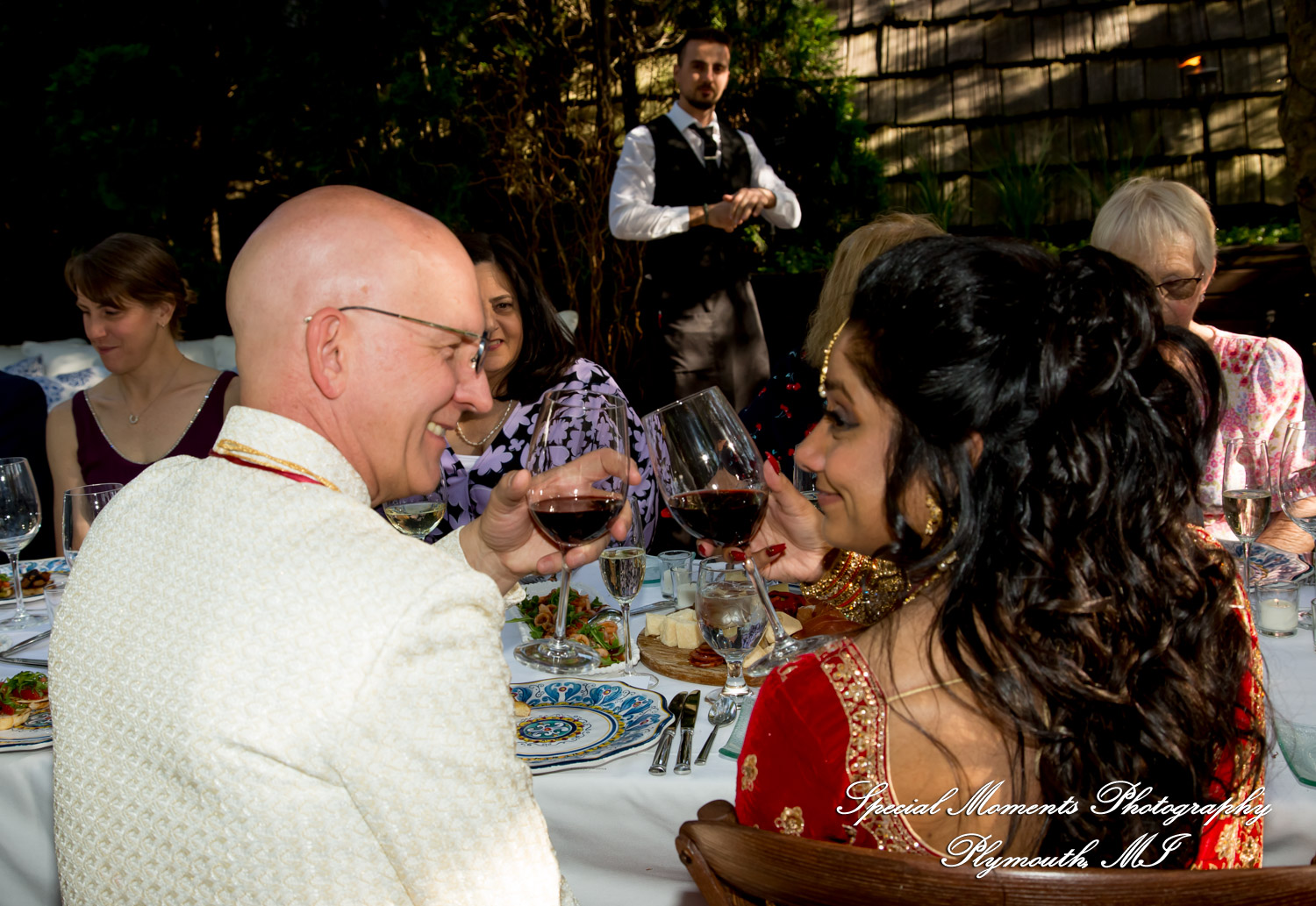 Pina & Ertman at Cafe Cortina Farmington Hills MI wedding photograph