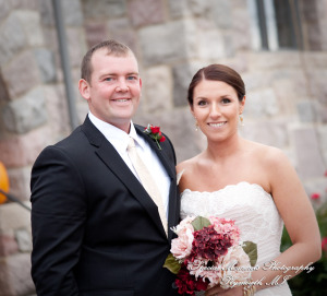 Darbi & Joseph at a farm house wedding photograph
