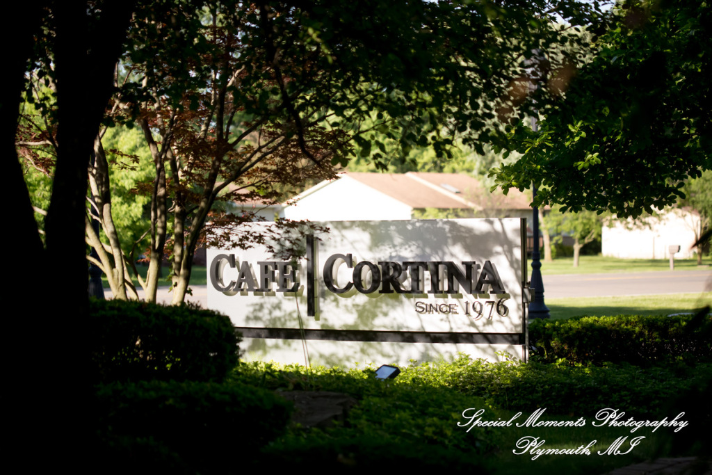 Pina & Ertman at Cafe Cortina Farmington Hills MI wedding photograph