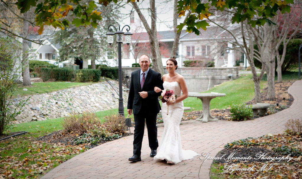 Darbi & Joseph at Wellers East Garden Saline MI wedding photograph