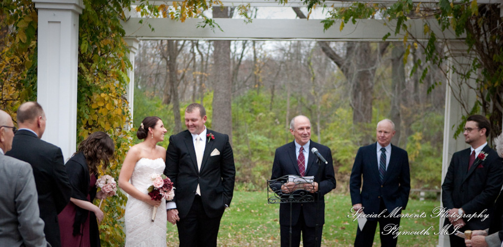 Darbi & Joseph at Wellers East Garden Saline MI wedding photograph