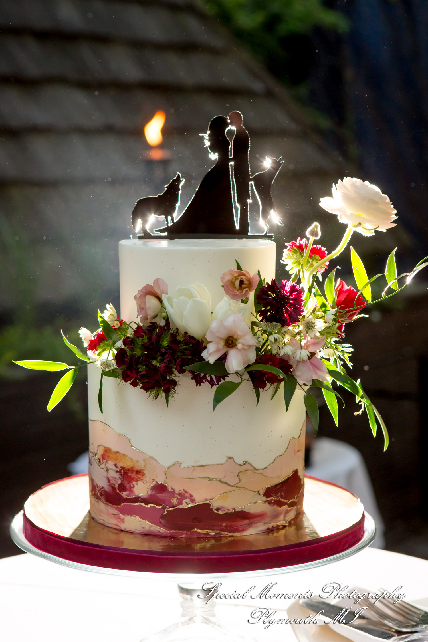 Pina & Ertman at Cafe Cortina Farmington Hills MI wedding photograph