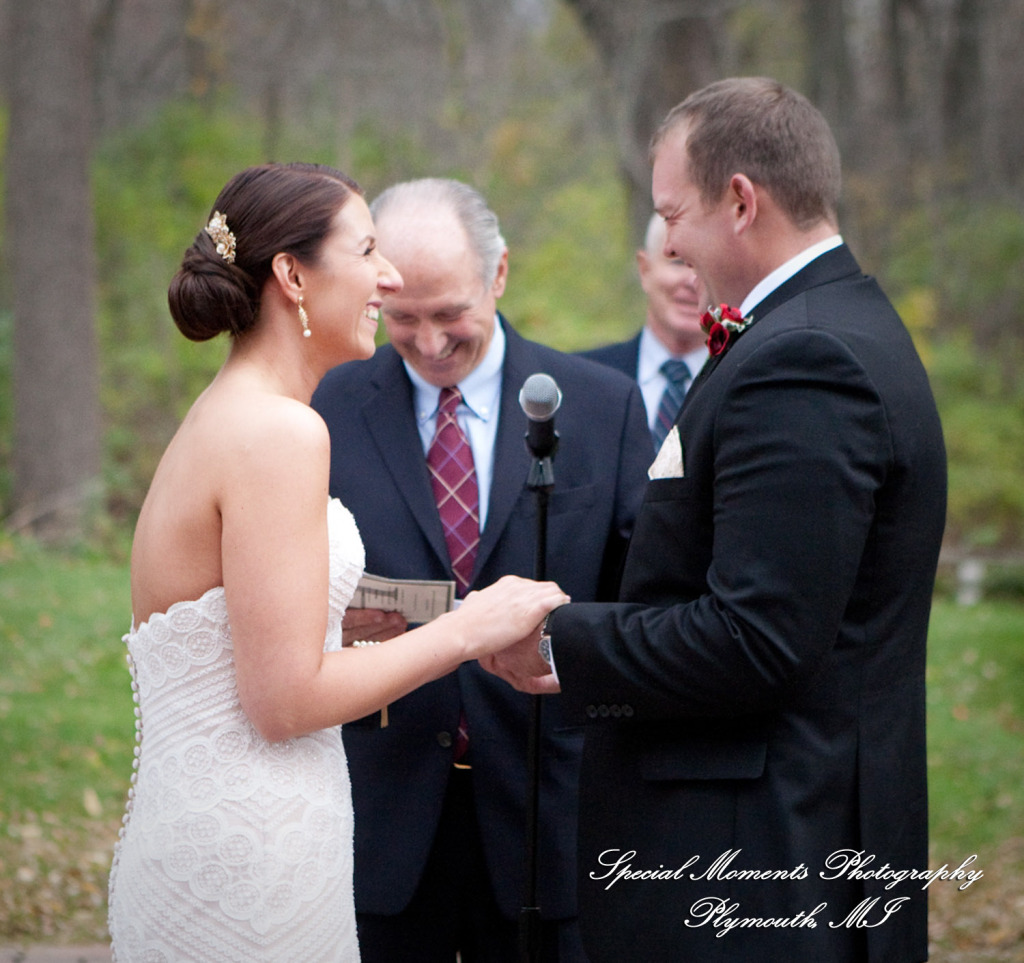 Darbi & Joseph at Wellers East Garden Saline MI wedding photograph