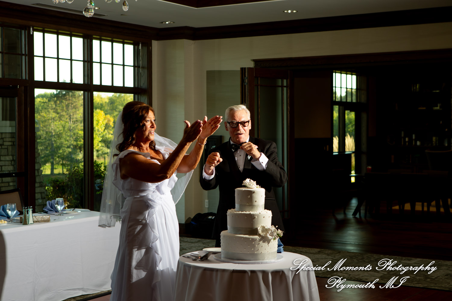 Annette & Mark at Western Golf & Country Club Redford MI wedding photograph