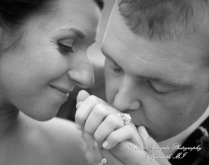 Darbi & Joseph at Wellers East Garden Saline MI wedding photograph