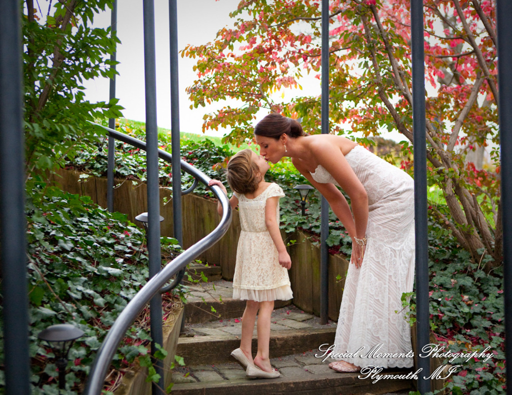 Darbi & Joseph at Wellers East Garden Saline MI wedding photograph