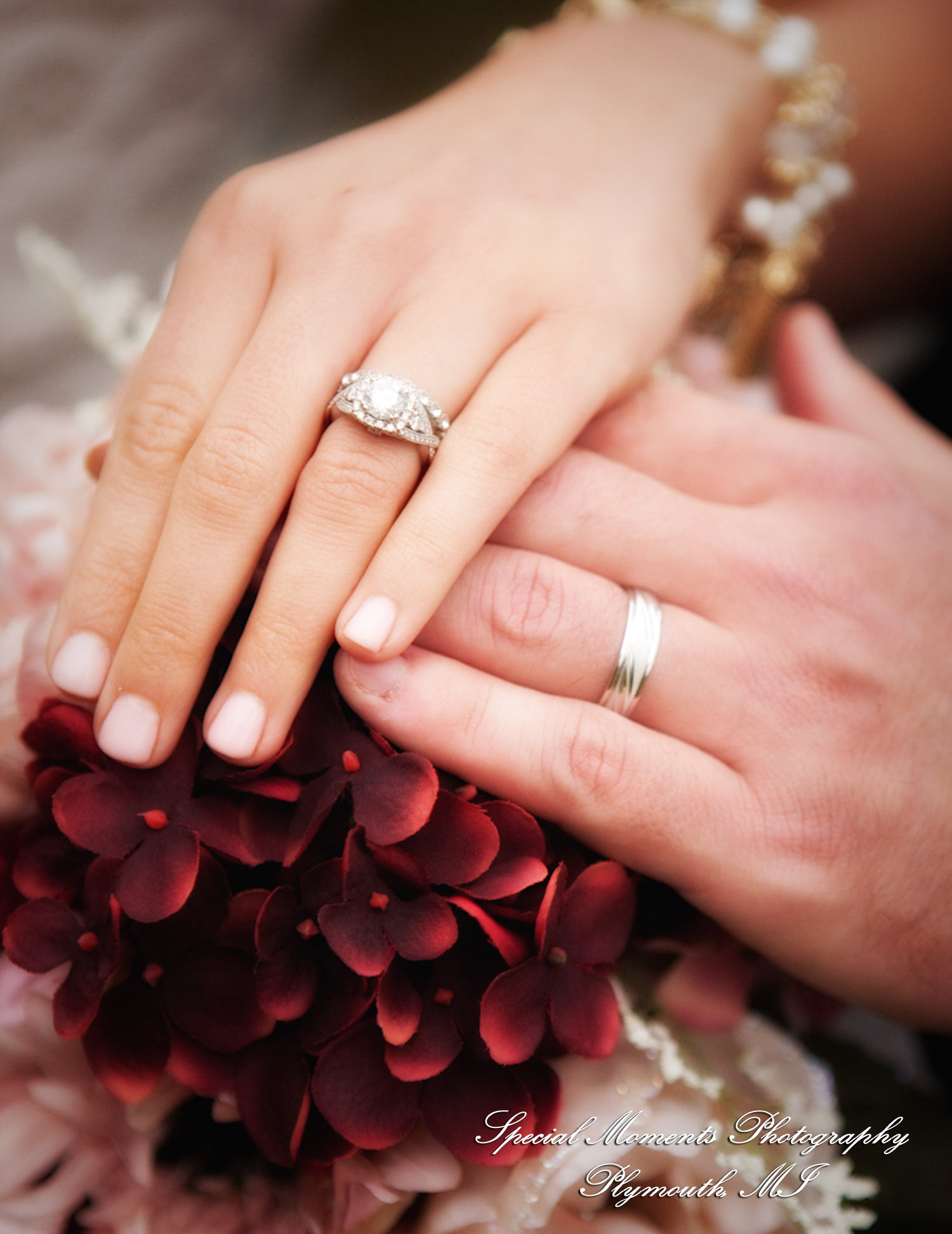 Darbi & Joseph at Wellers East Garden Saline MI wedding photograph