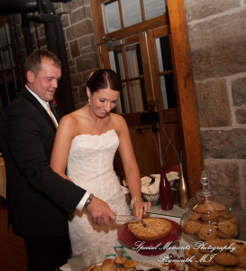 Darbi & Joseph at Wellers East Garden Saline MI wedding photograph