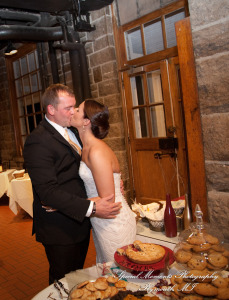 Darbi & Joseph at Wellers East Garden Saline MI wedding photograph