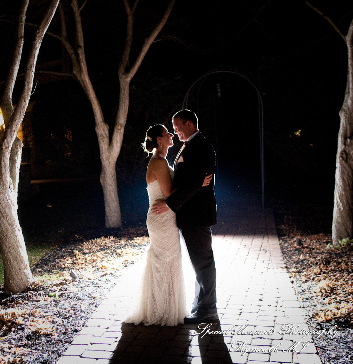 Darbi & Joseph at Wellers East Garden Saline MI wedding photograph