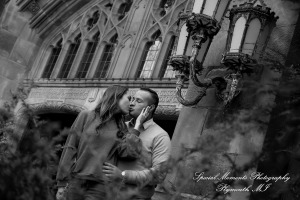 Melissa & Eric at Law Quad Ann Arbor MI engagement photography