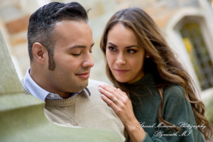 Melissa & Eric at Law Quad Ann Arbor MI engagement photography
