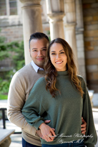 Melissa & Eric at Law Quad Ann Arbor MI engagement photography