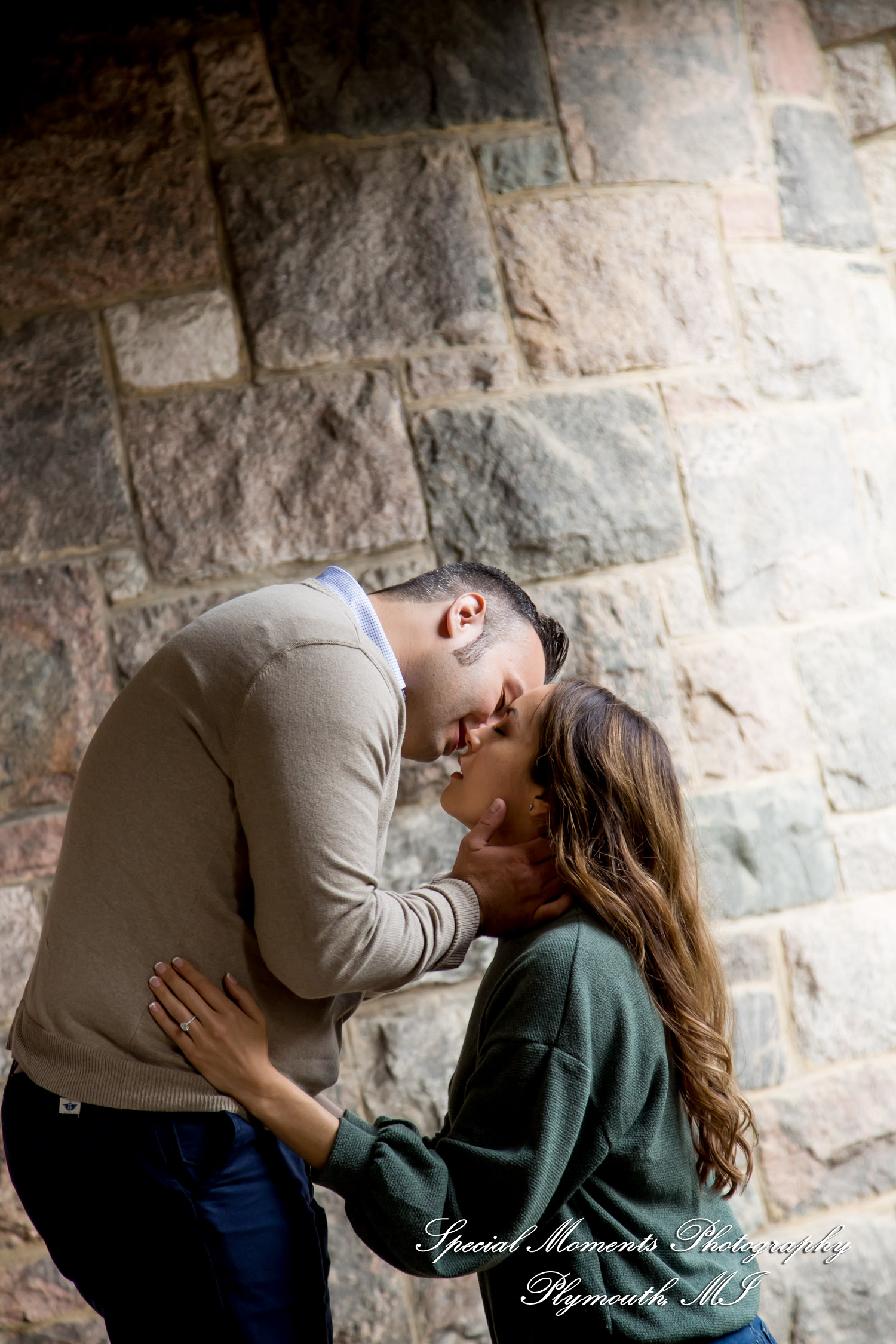 Melissa & Eric at Law Quad Ann Arbor MI engagement photography