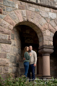 Melissa & Eric at Law Quad Ann Arbor MI engagement photography