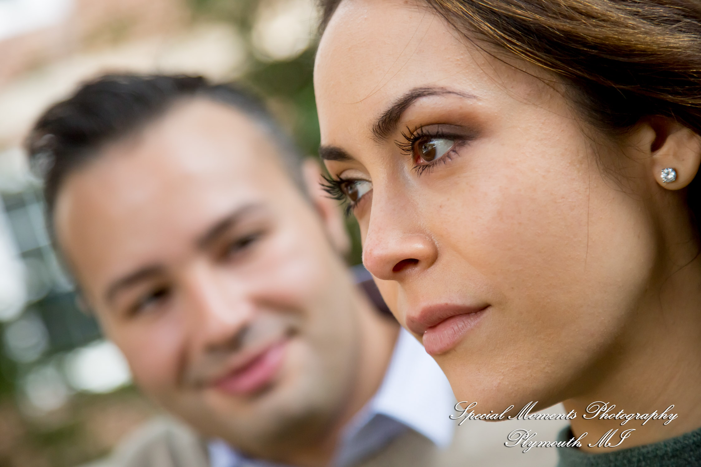 Melissa & Eric at Law Quad Ann Arbor MI engagement photography