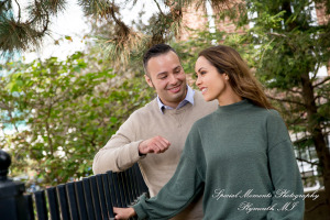 Melissa & Eric at Law Quad Ann Arbor MI engagement photography