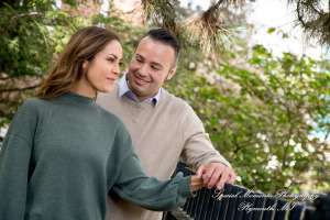 Melissa & Eric at Law Quad Ann Arbor MI engagement photography