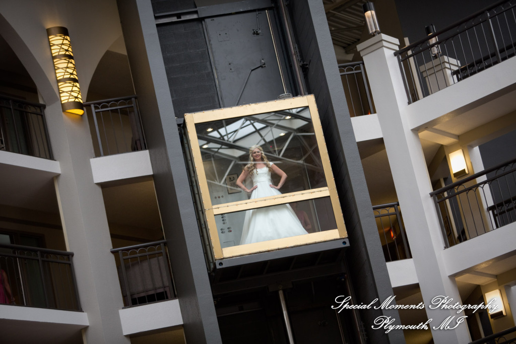 Kristin & Matthew at Embassy Suites by Hilton Livonia MI wedding photograph