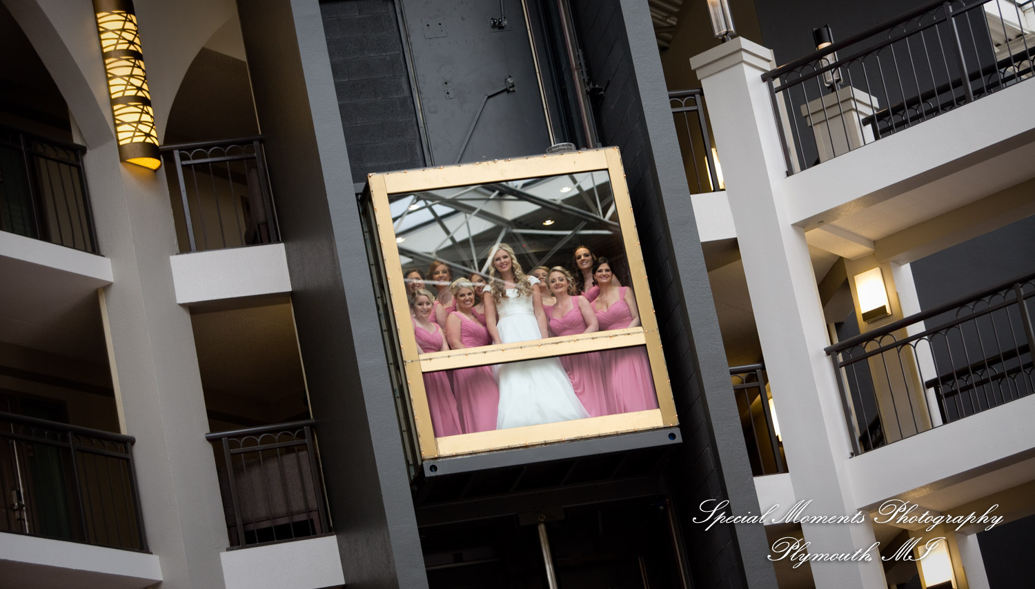 Kristin & Matthew at Embassy Suites by Hilton Livonia MI wedding photograph
