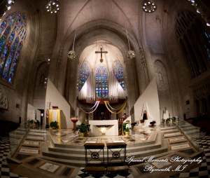 Kristin & Matthew at Blessed Sacrament Cathedral Detroit MI wedding photograph