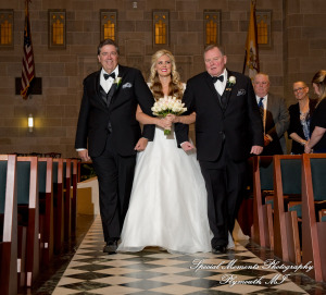 Kristin & Matthew at Blessed Sacrament Cathedral Detroit MI wedding photograph