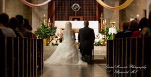 Kristin & Matthew at Blessed Sacrament Cathedral Detroit MI wedding photograph