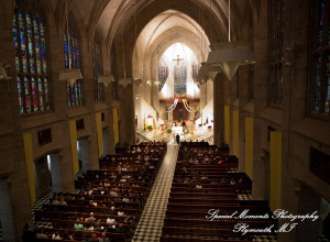 Kristin & Matthew at Blessed Sacrament Cathedral Detroit MI wedding photograph