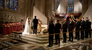 Kristin & Matthew at Blessed Sacrament Cathedral Detroit MI wedding photograph