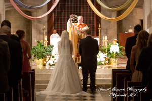 Kristin & Matthew at Blessed Sacrament Cathedral Detroit MI wedding photograph