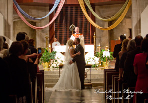 Kristin & Matthew at Blessed Sacrament Cathedral Detroit MI wedding photograph