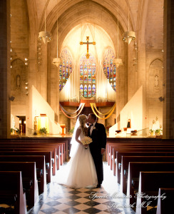 Kristin & Matthew at Blessed Sacrament Cathedral Detroit MI wedding photograph