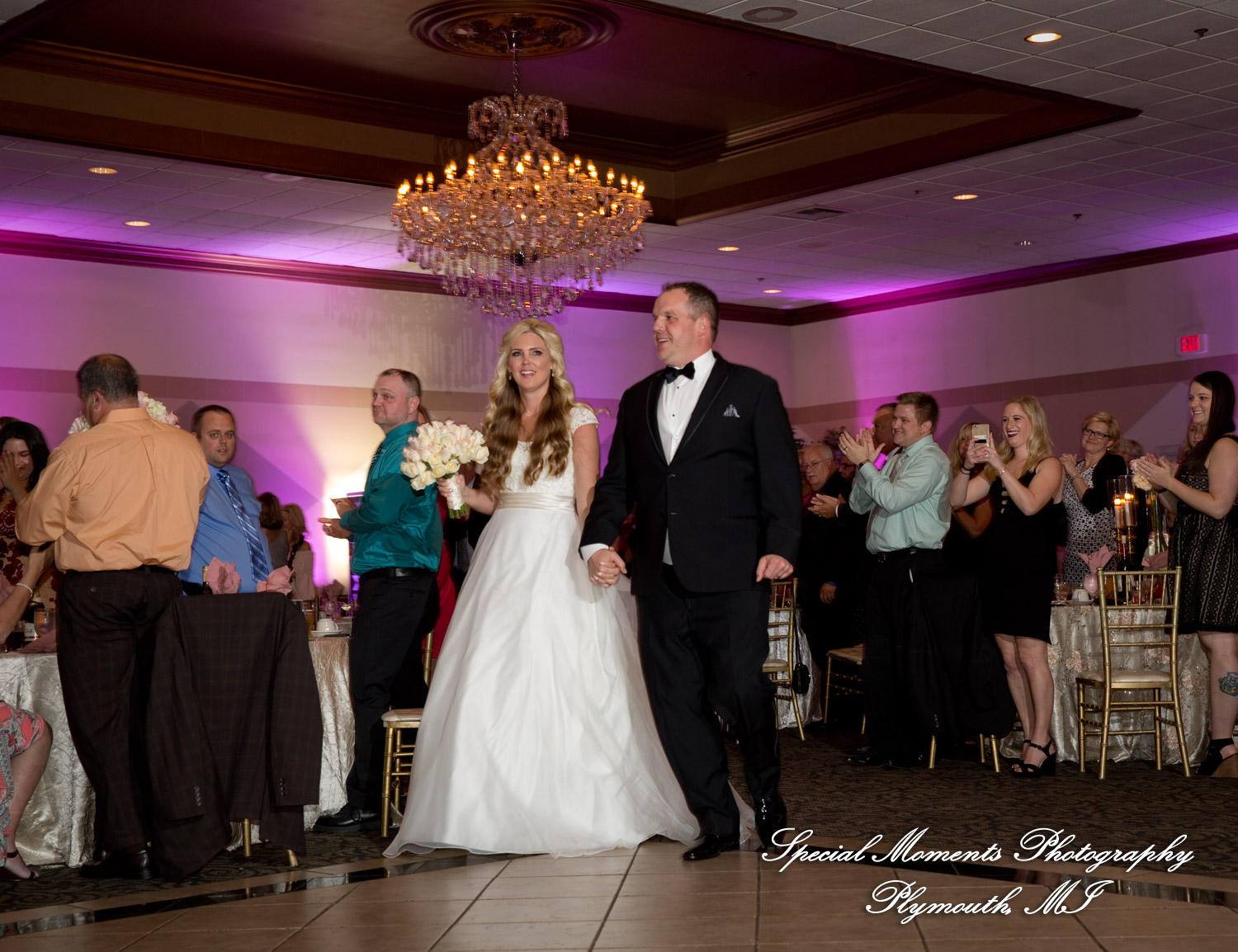 Kristin & Matthew at St. Mary Cultural Center Livonia MI wedding photograph