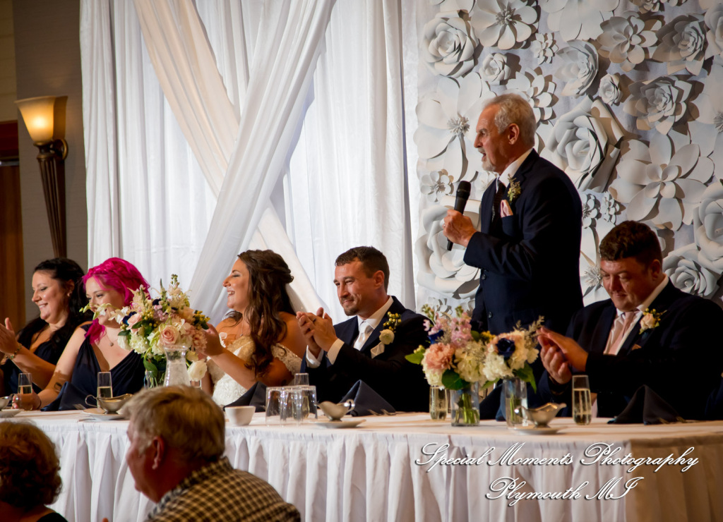 Ariana & Jeffrey DoubleTree Hilton Hotel Bay City MI wedding photography