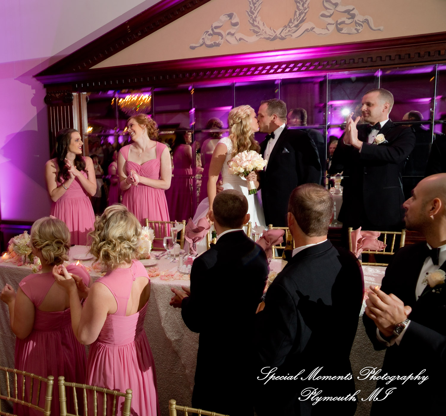 Kristin & Matthew at St. Mary Cultural Center Livonia MI wedding photograph