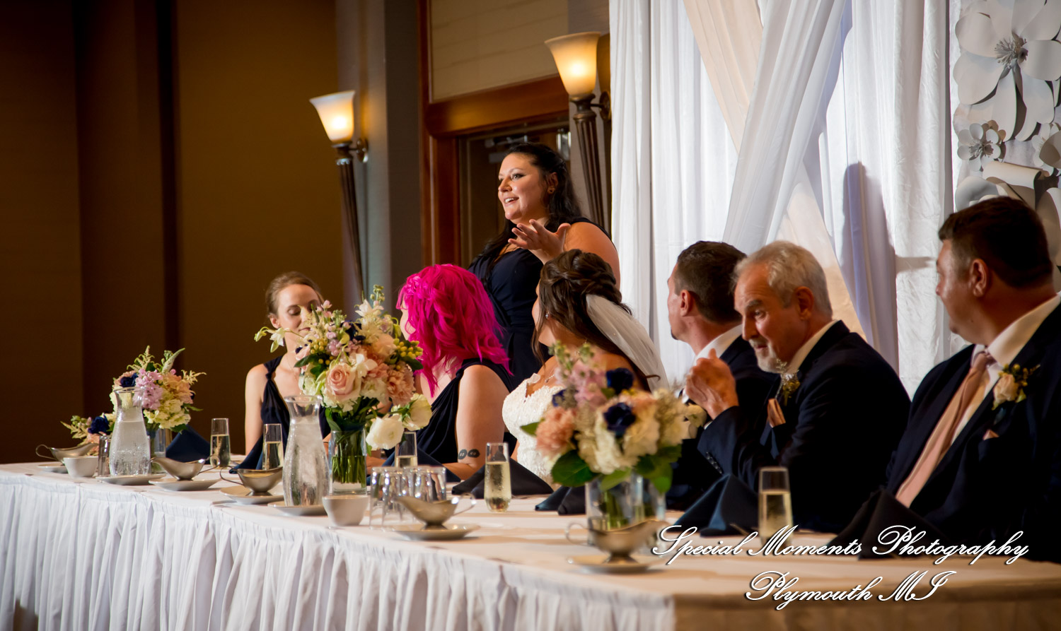 Ariana & Jeffrey DoubleTree Hilton Hotel Bay City MI wedding photography