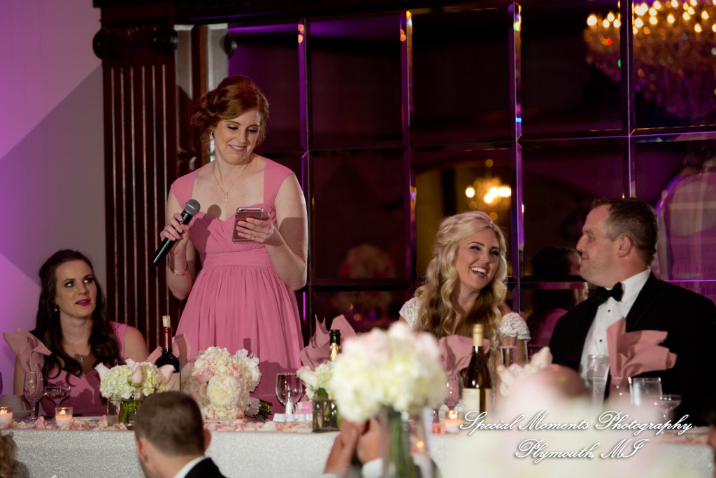 Kristin & Matthew at St. Mary Cultural Center Livonia MI wedding photograph