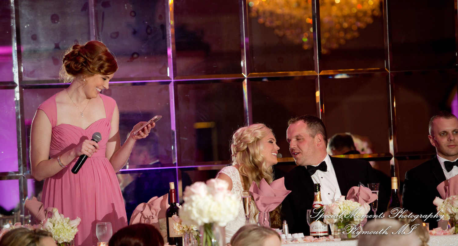 Kristin & Matthew at St. Mary Cultural Center Livonia MI wedding photograph