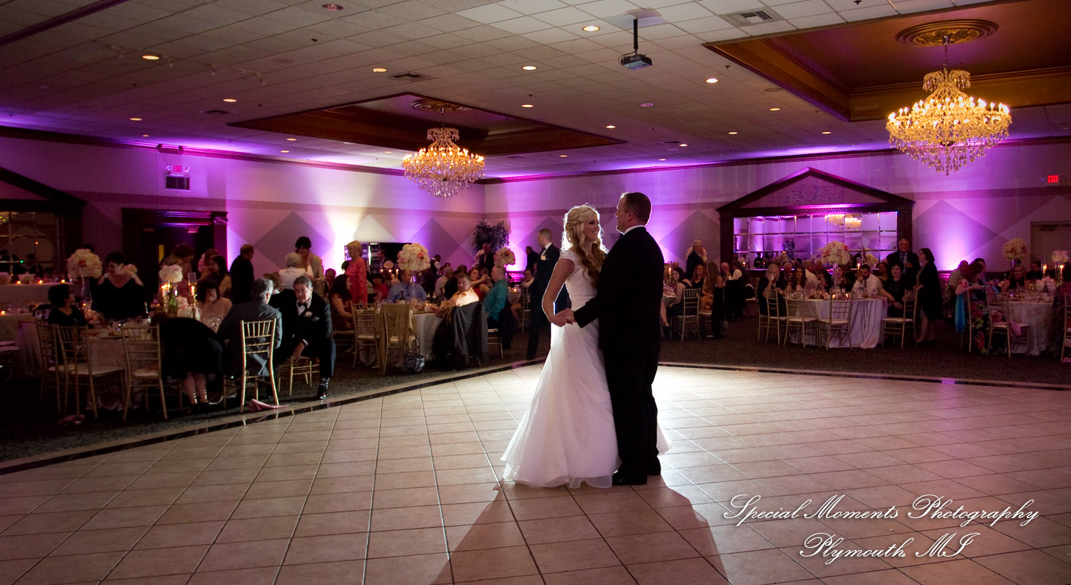 Kristin & Matthew at St. Mary Cultural Center Livonia MI wedding photograph
