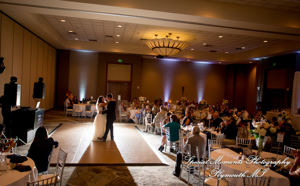 Ariana & Jeffrey DoubleTree Hilton Hotel Bay City MI wedding photography