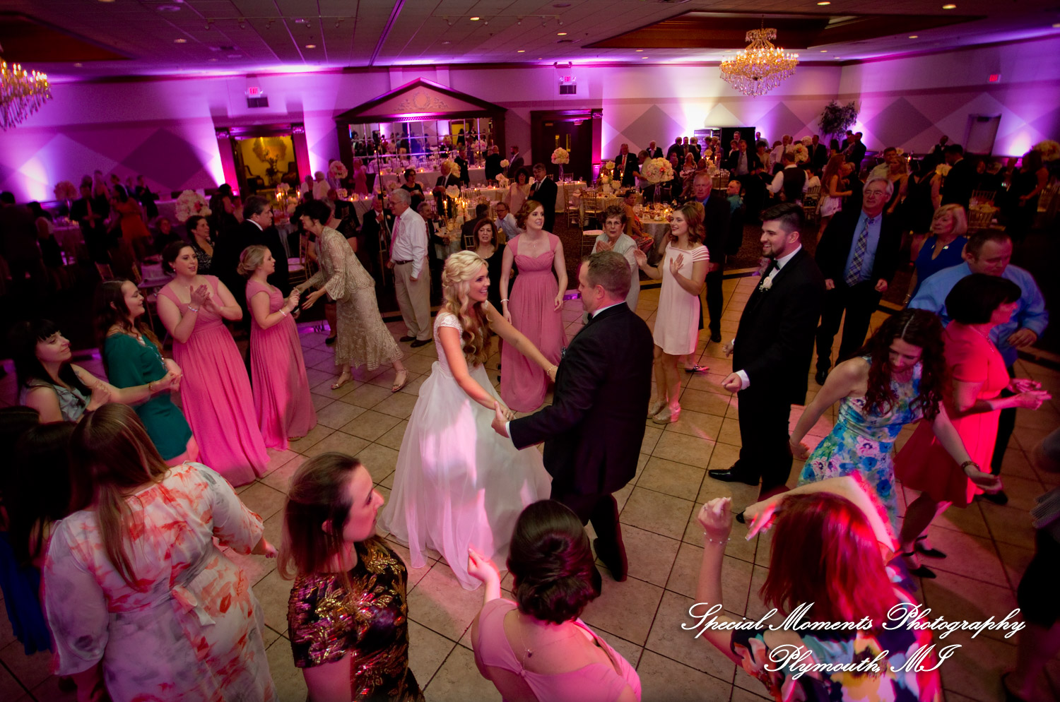 Kristin & Matthew at St. Mary Cultural Center Livonia MI wedding photograph