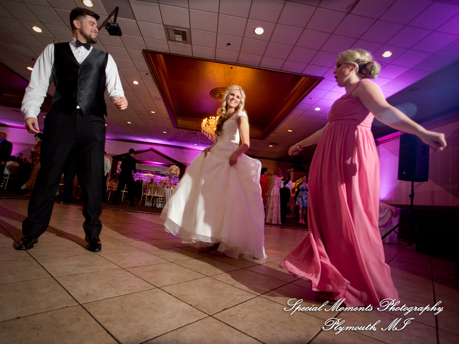 Kristin & Matthew at St. Mary Cultural Center Livonia MI wedding photograph