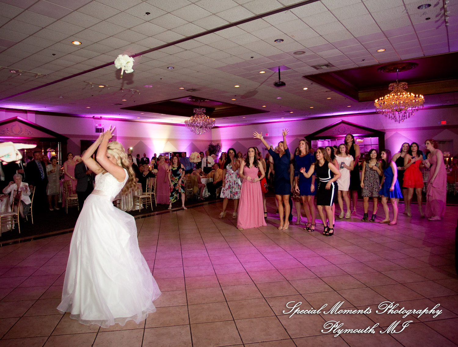 Kristin & Matthew at St. Mary Cultural Center Livonia MI wedding photograph