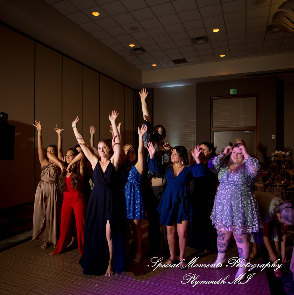 Ariana & Jeffrey DoubleTree Hilton Hotel Bay City MI wedding photography